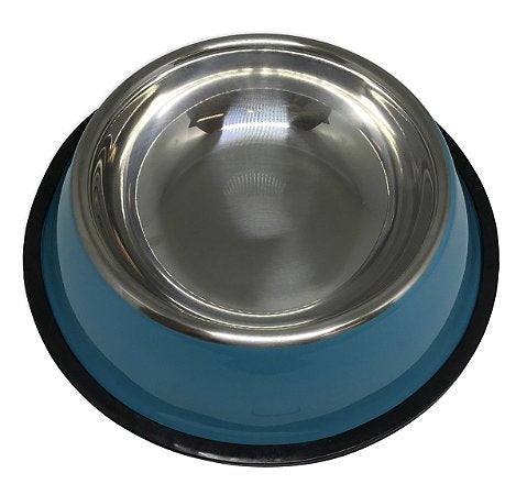 Comedouro Inox Colorido 200ml