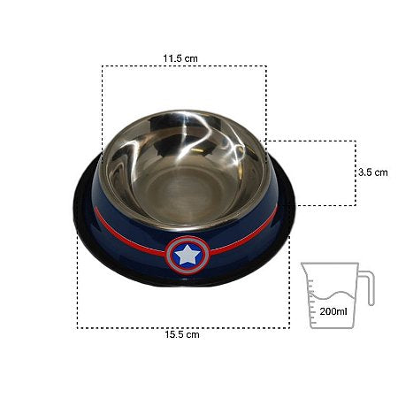 Super Comedouro Inox 200ml