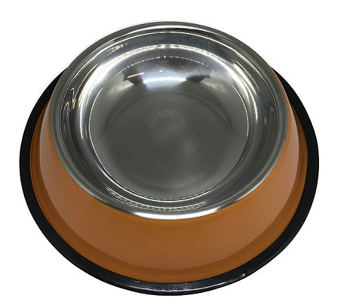 Comedouro Inox Colorido 200ml