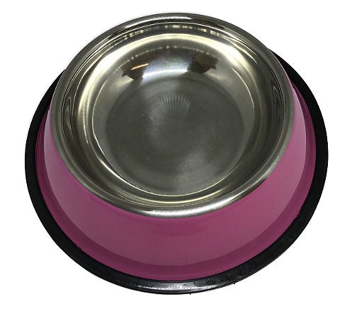 Comedouro Inox Colorido 200ml